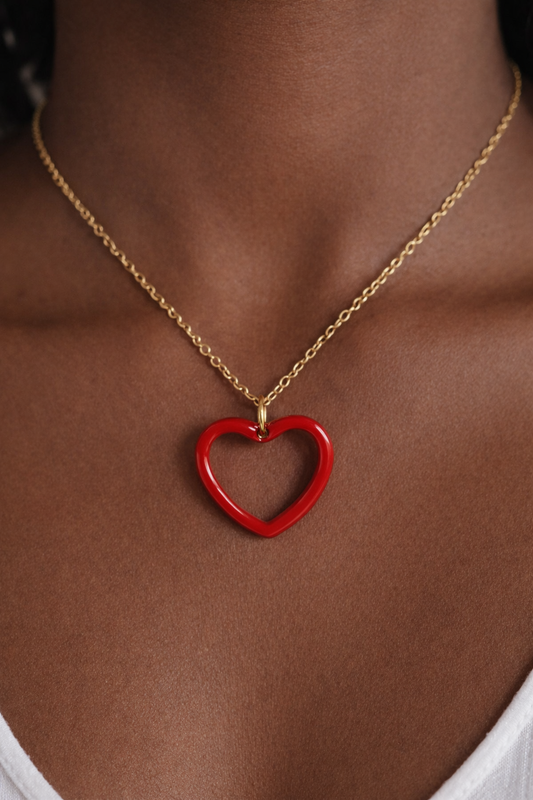 Open Heart Necklace