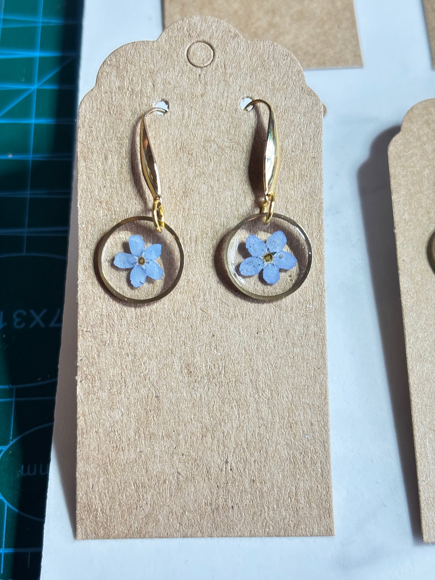 Forget me not earring