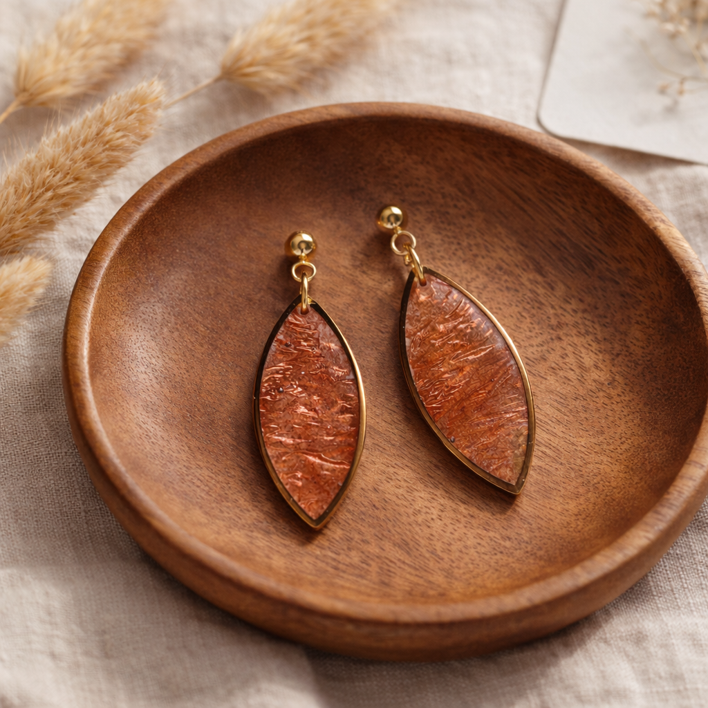 Copper Glow Earrings