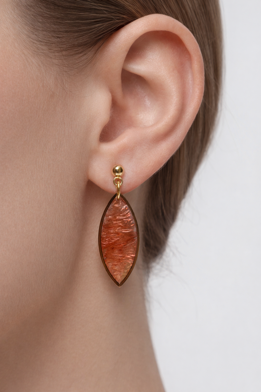 Copper Glow Earrings