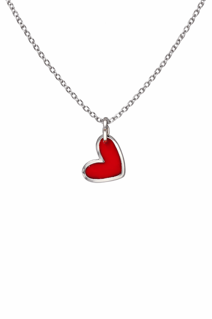 Steel Heart Necklace