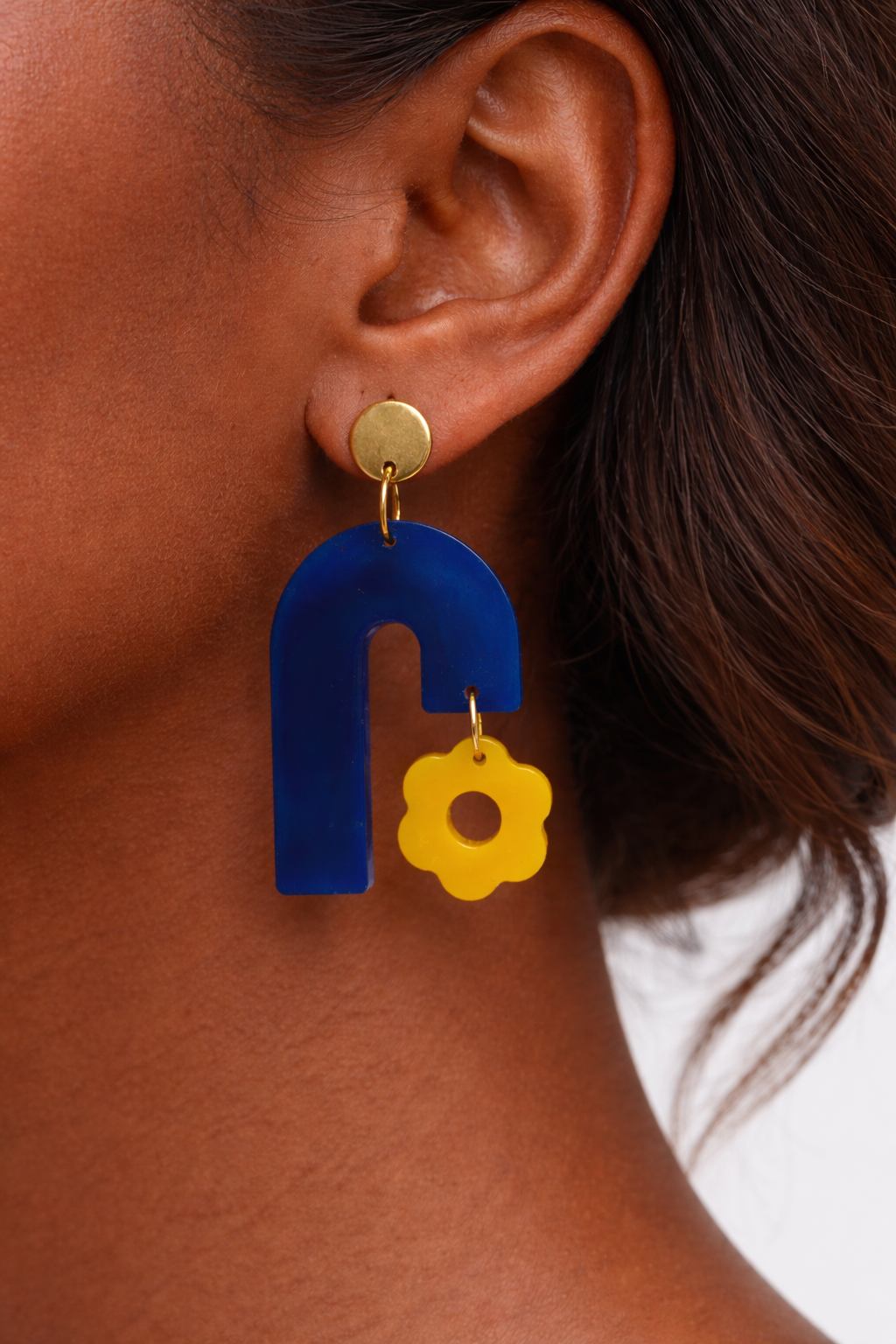 Midnight Bloom Statement Earrings