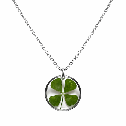 Four-Leaf Clover Memory Necklace