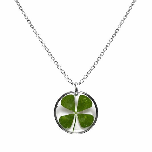 Four-Leaf Clover Memory Necklace
