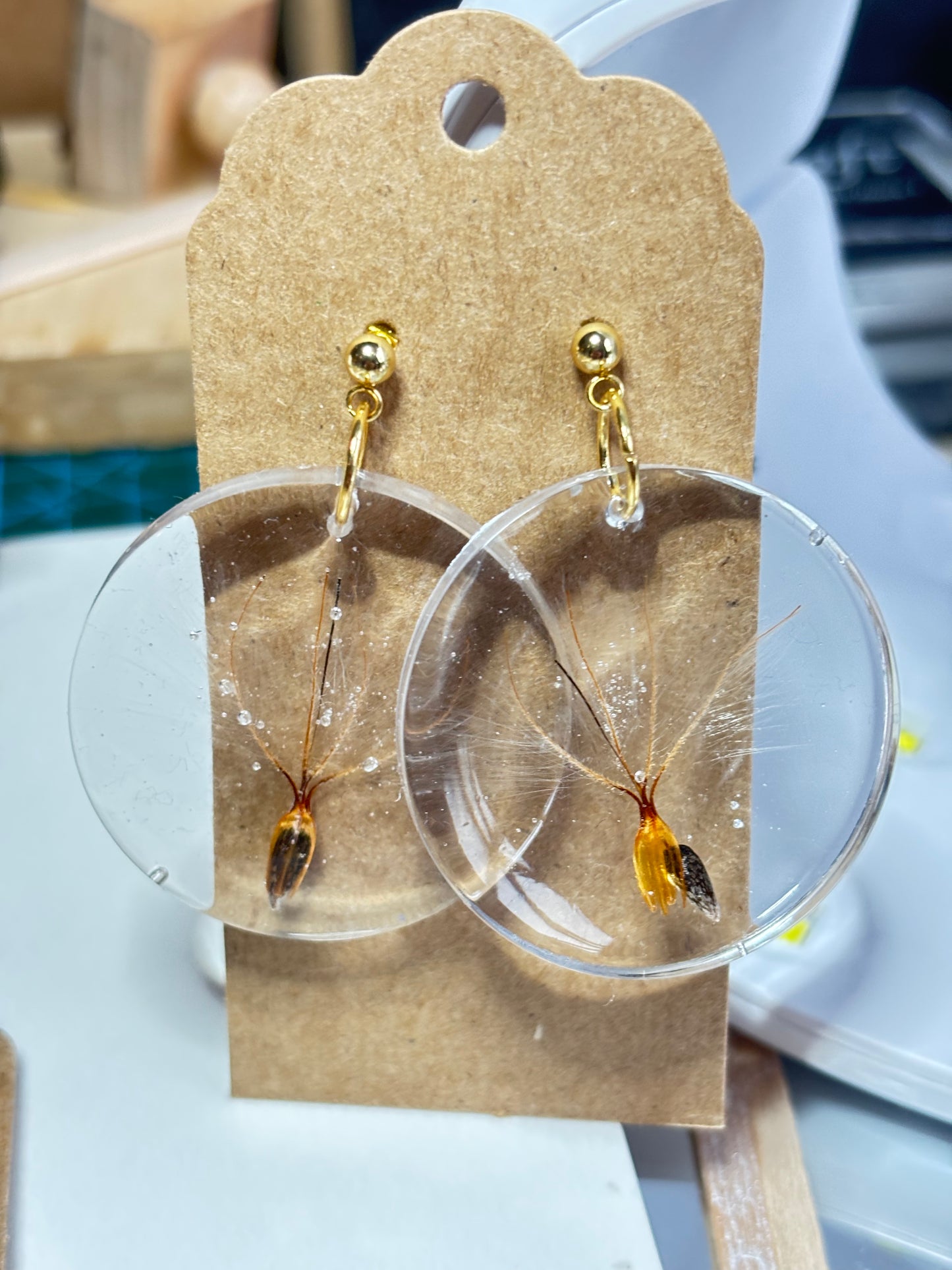 Golden Seed Earrings