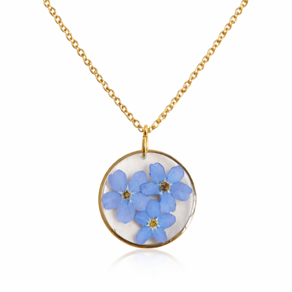 Forget me not necklace