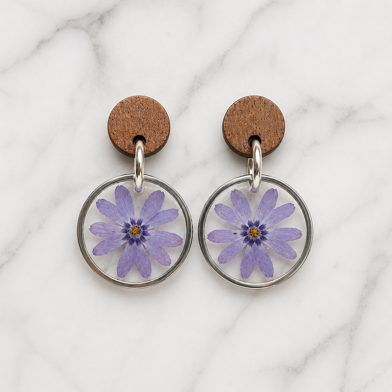 Lavender Bloom Earrings