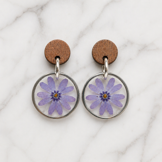 Lavender Bloom Earrings